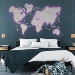 LED Wooden Map - Immagine 8