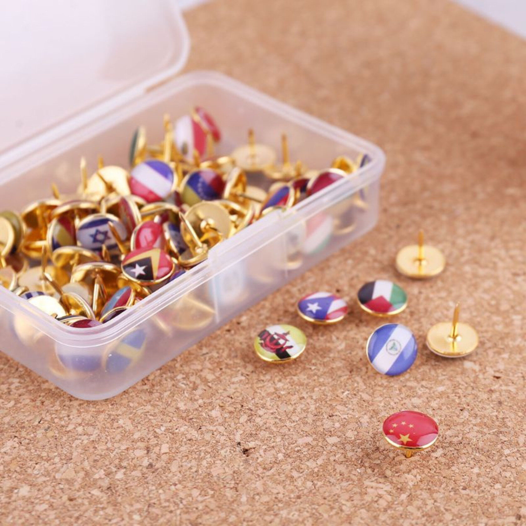 Smeigtukai5.jpg Flag Push Pins - Immagine 1