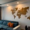 Wooden World Map