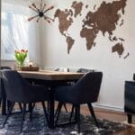 Wooden World Map