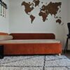 Map of the World Wood