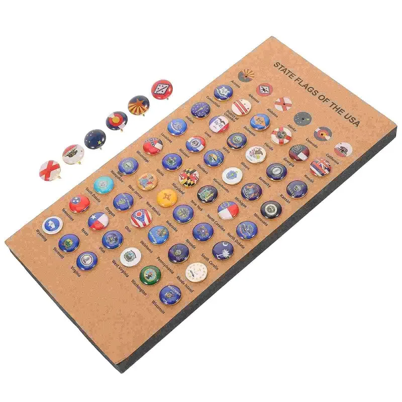 USA State Flag Push Pins