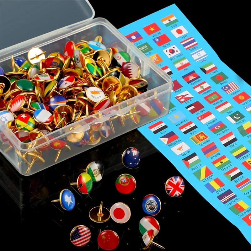 Flag Push Pins